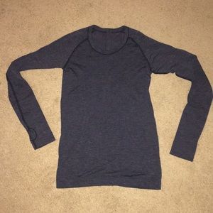 Dark grey luluemon long sleeve